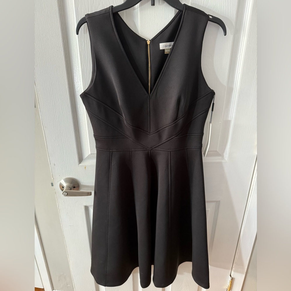 Calvin Klein black cocktail dress